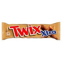 Twix Xtra Baton z ciastkami i karmelem oblany czekoladą 75 g (2 sztuki)